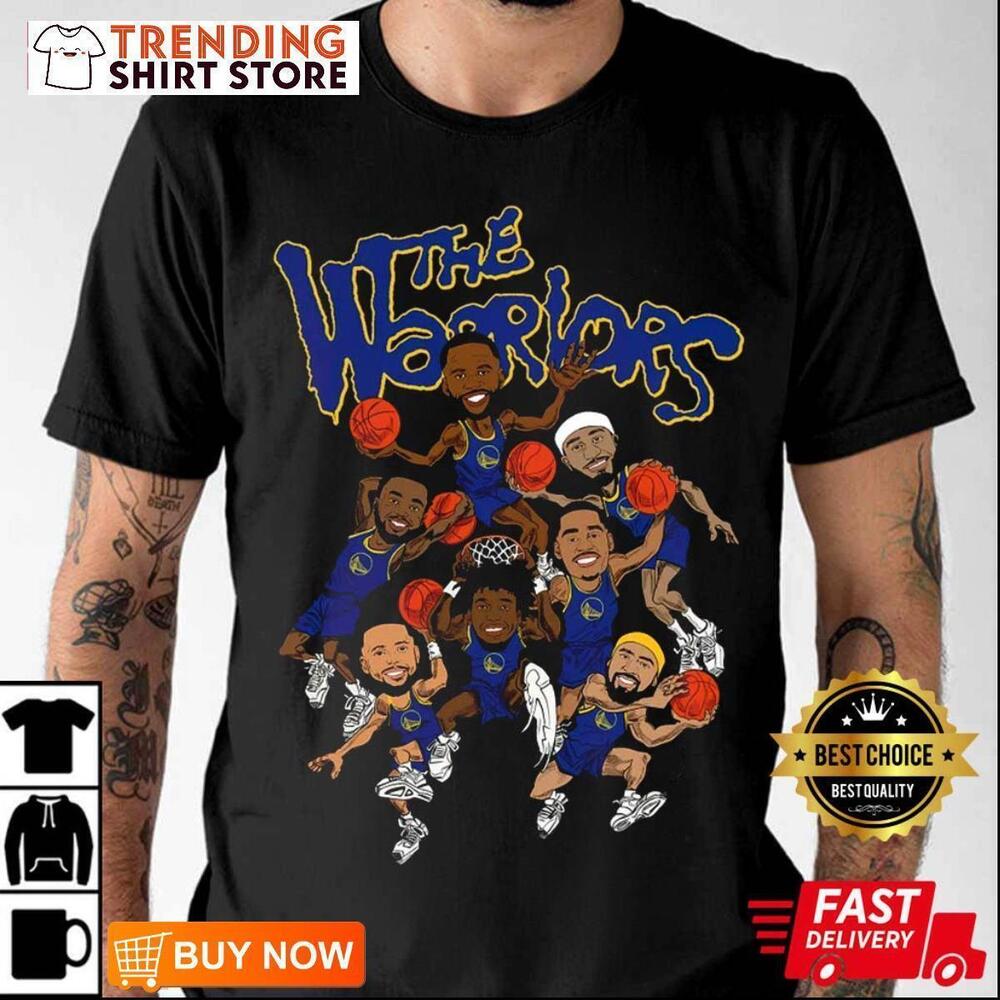 Golden State Warriors Cartoon Tshirt